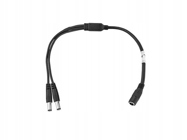 Rozgałęźnik DC 2,1/5,5 zasilanie 1 gniazdo-2 wtyki