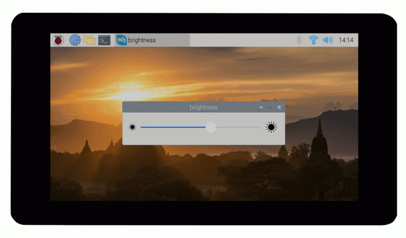 Pojemnościowy wyświetlacz 7" dotykowy dla Raspberry Pi 800×480