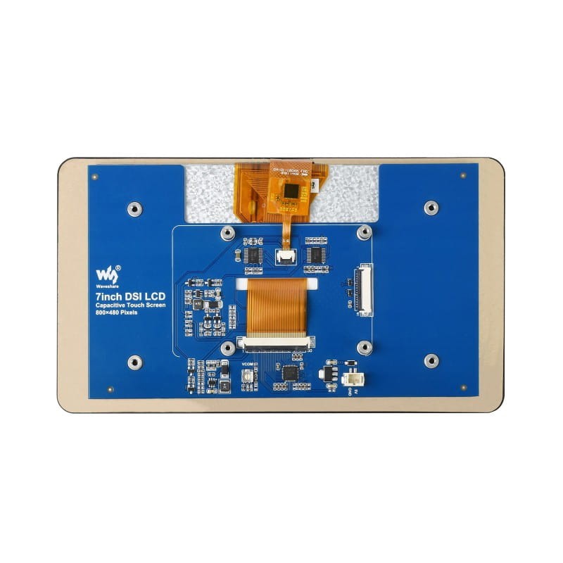 Pojemnościowy wyświetlacz 7" dotykowy dla Raspberry Pi 800×480