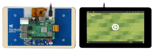 Pojemnościowy wyświetlacz 7" dotykowy dla Raspberry Pi 800×480
