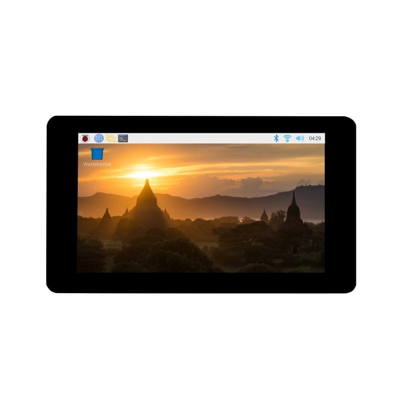 Pojemnościowy wyświetlacz 7" dotykowy dla Raspberry Pi 800×480