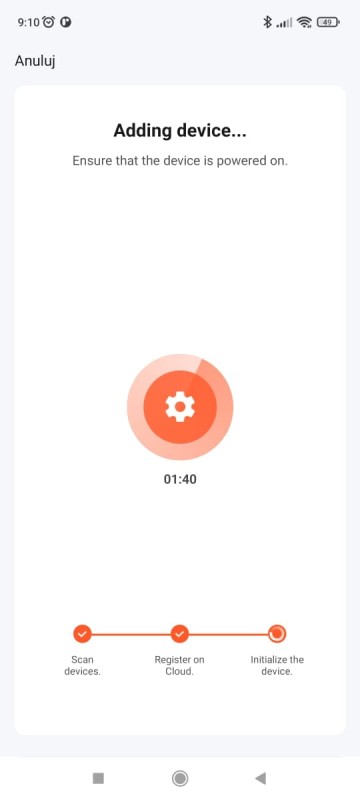 Smart czujnik poziomu jasności Wi-Fi Tuya