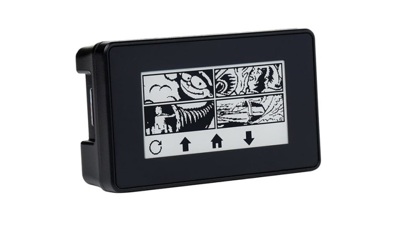 Moduł wyświetlacza 2.13 cala e-paper 250 × 122 w obudowie ABS dla Raspberry Pi Zero