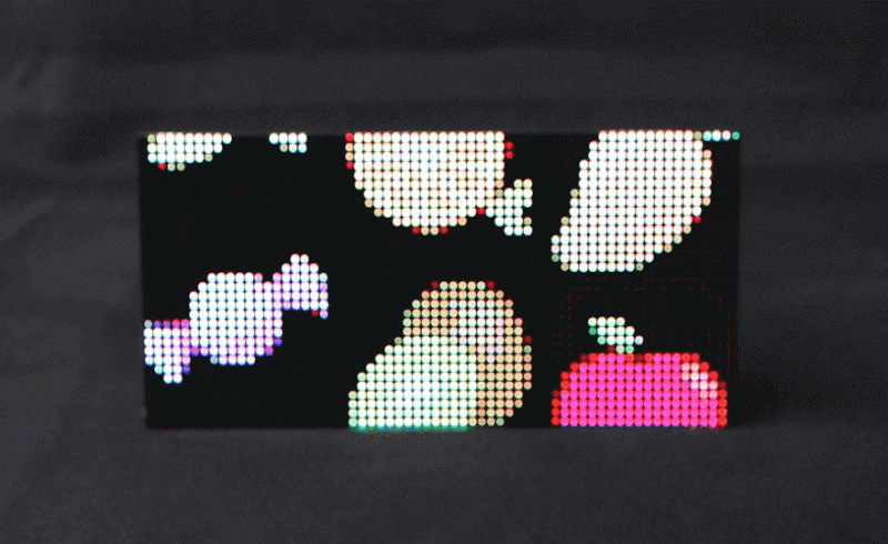 Cyfrowy zegar RGB  64×32 dokładny RTC dla Raspberry Pi Pico