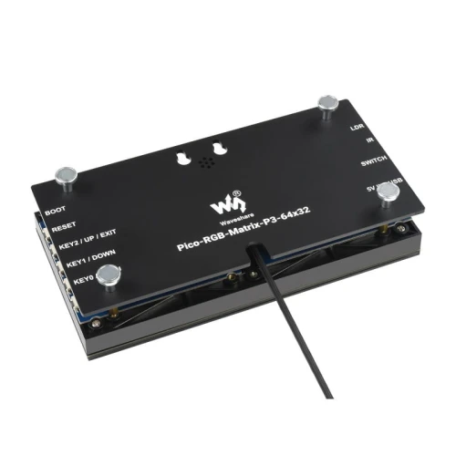 Cyfrowy zegar RGB  64×32 dokładny RTC dla Raspberry Pi Pico