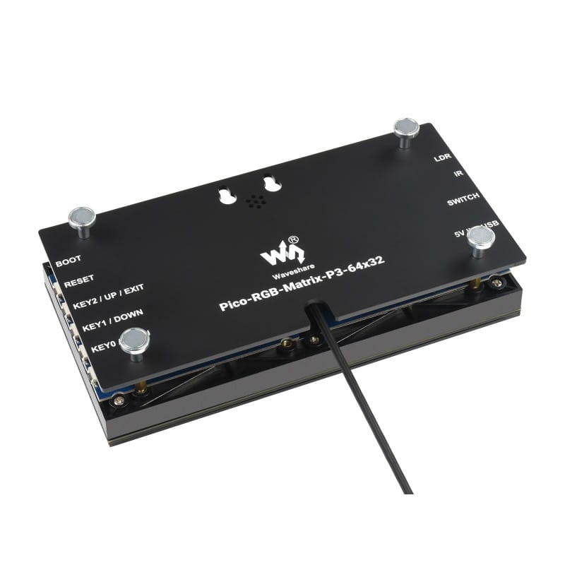 Cyfrowy zegar RGB  64×32 dokładny RTC dla Raspberry Pi Pico