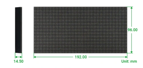 Panel matrycowy LED RGB 64×32