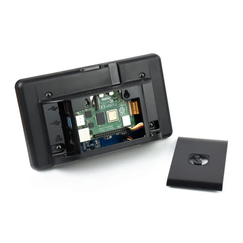 Pojemnościowy wyświetlacz 7" dotykowy dla Raspberry Pi 1024x600 w obudowie ochronnej