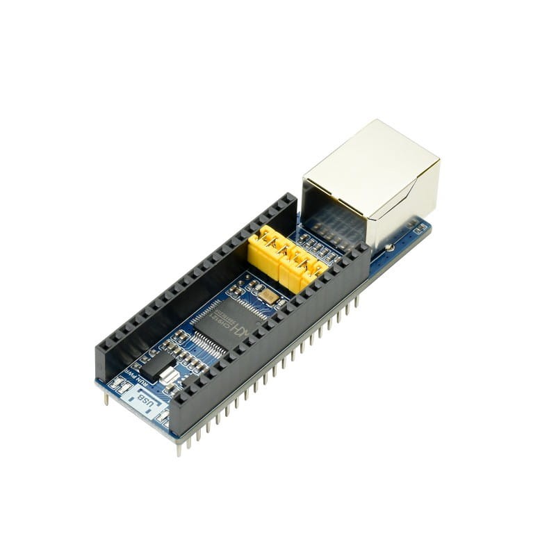 Konwerter Ethernet na UART dwukanałowy dla Raspberry Pi Pico