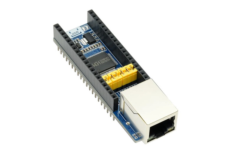 Konwerter Ethernet na UART dwukanałowy dla Raspberry Pi Pico
