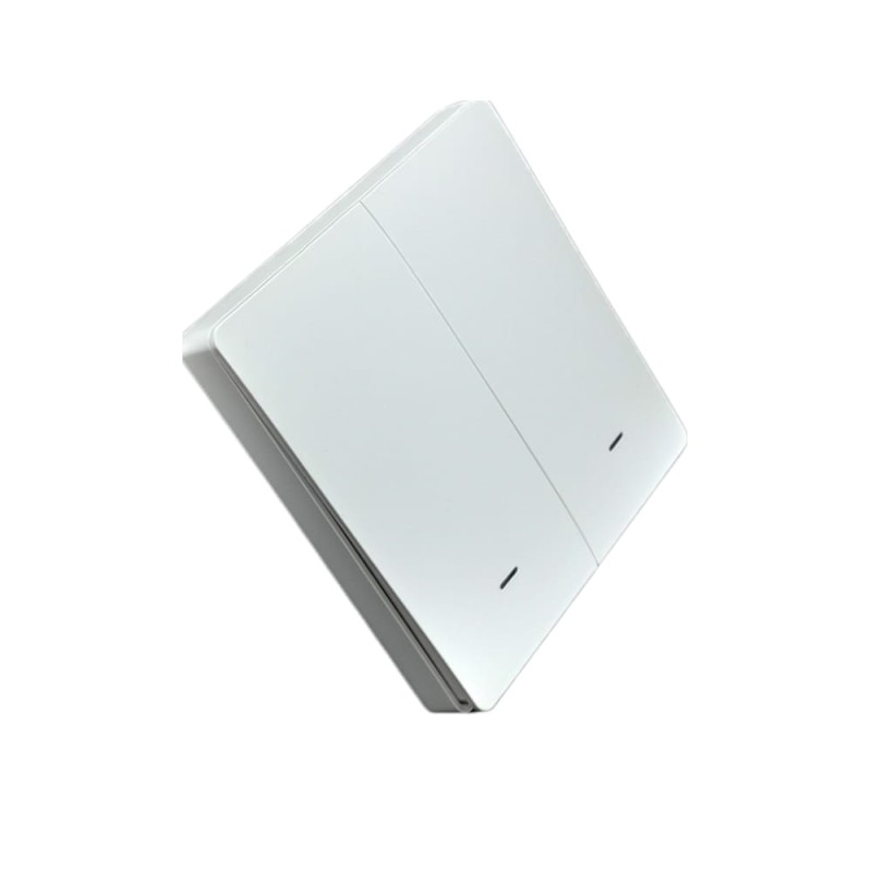 Inteligentny włącznik światła dwu-obwodowy dla Tuya/eWeLink bez linii N