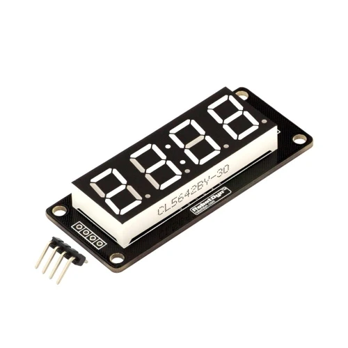 4-cyfrowy 7-segmentowy 50x19mm moduł wyświetlacza dla Arudino z funkcją zegara