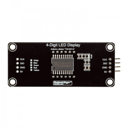 4-cyfrowy 7-segmentowy 50x19mm moduł wyświetlacza dla Arudino z funkcją zegara