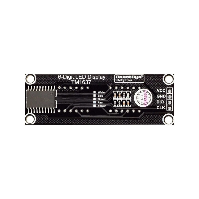 6-cyfrowy 7-segmentowy 46x14mm moduł wyświetlacza dla Arduino