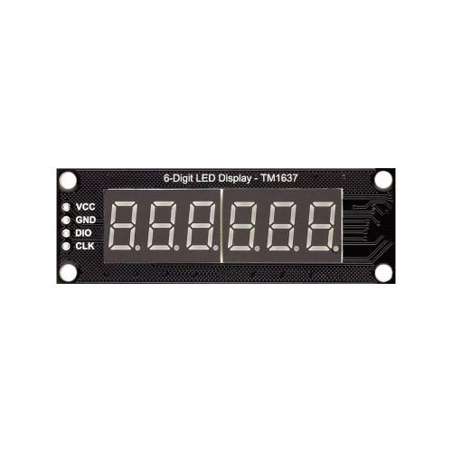 6-cyfrowy 7-segmentowy 46x14mm moduł wyświetlacza dla Arduino