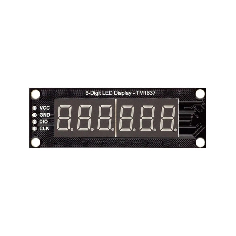 6-cyfrowy 7-segmentowy 46x14mm moduł wyświetlacza dla Arduino