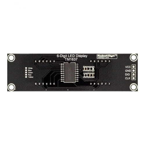 6-cyfrowy 7-segmentowy 76x19mm moduł wyświetlacza dla Arduino