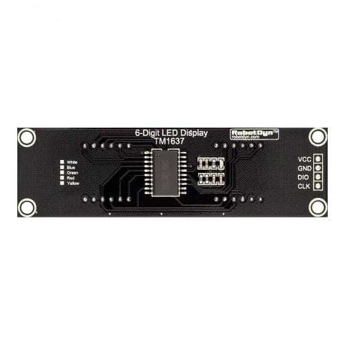 6-cyfrowy 7-segmentowy 76x19mm moduł wyświetlacza dla Arduino