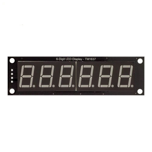 6-cyfrowy 7-segmentowy 76x19mm moduł wyświetlacza dla Arduino