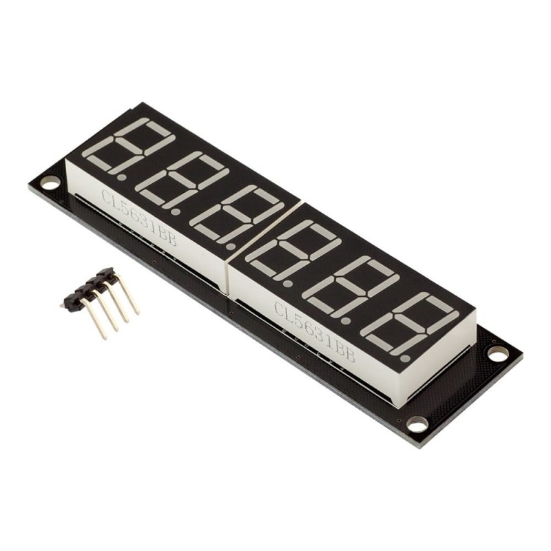 6-cyfrowy 7-segmentowy 76x19mm moduł wyświetlacza dla Arduino