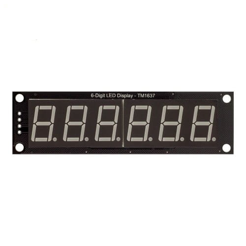 6-cyfrowy 7-segmentowy 76x19mm moduł wyświetlacza dla Arduino