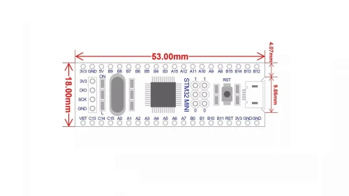 APM32F103CB (128KB), płytka rozwojowa STM32/APM32 ARM Cortex-M3