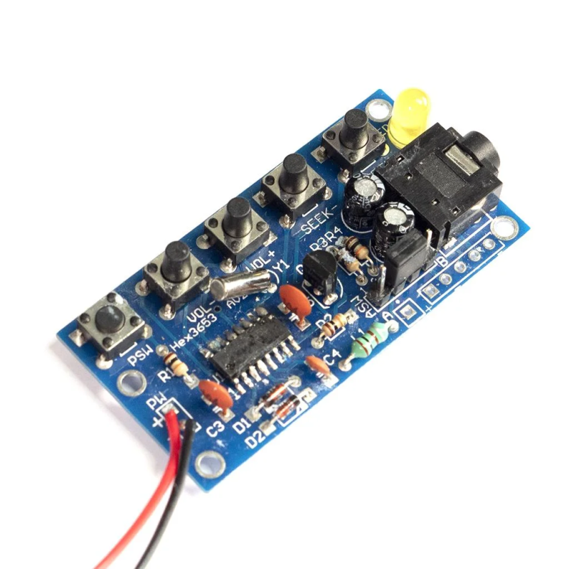Odbiornik radiowy FM stereo DIY Zestaw elektroniczny 76 MHz-108 MHz