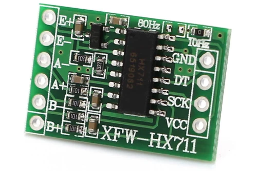 HX711 - wzmacniacz do belki tensometrycznej - waga DIY