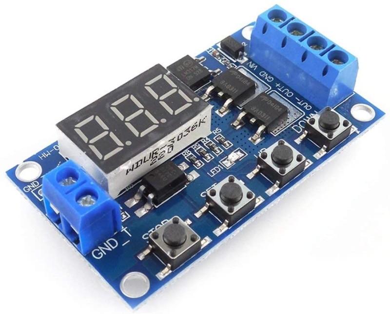 Moduł przełącznika tranzystorowego z regulowanym opóźnieniem - 15A/36V