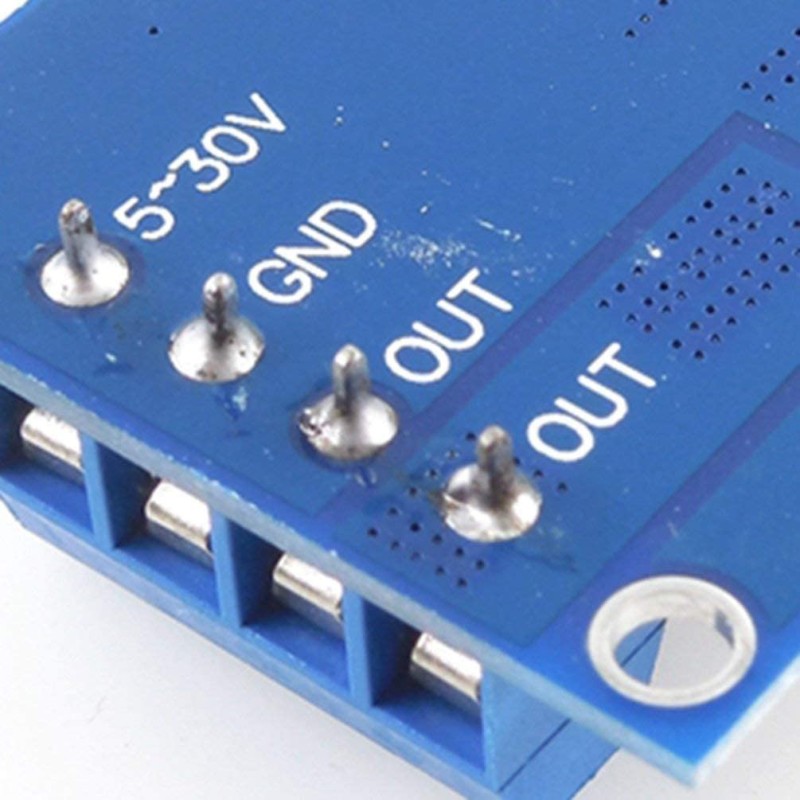 Moduł przełącznika tranzystorowego z regulowanym opóźnieniem - 15A/36V