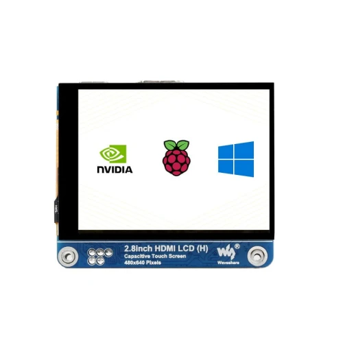 Pojemnościowy wyświetlacz dotykowy LCD 2.8" dla Raspberry Pi, 480x640, IPS