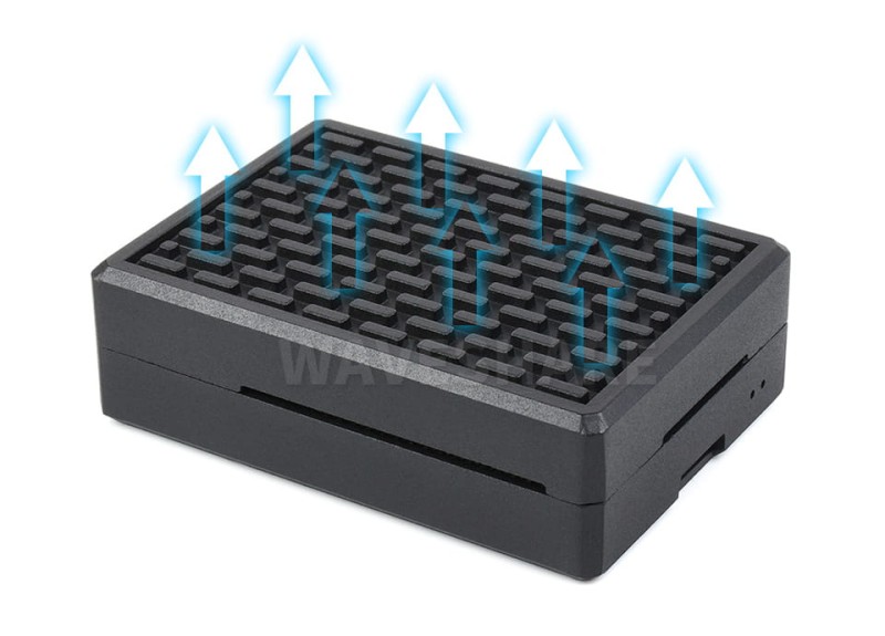 Aluminiowa obudowa radiator do Raspberry Pi 4
