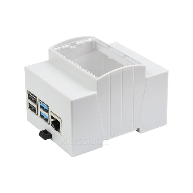 Obudowa z ABS dla Raspberry Pi 4 na szynę DIN