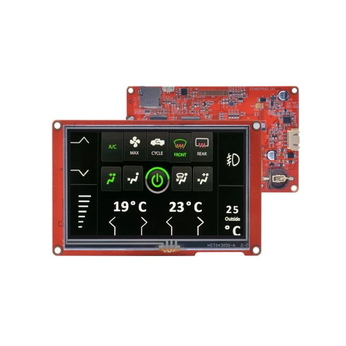 Displej Nextion Intelligent 4.3" 480x272 NX4827P043-011R rezistivní dotykový panel