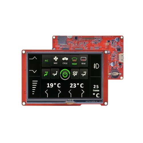 Anzeige Nextion Intelligent 4,3" 480x272 NX4827P043-011R resistiver Touchscreen