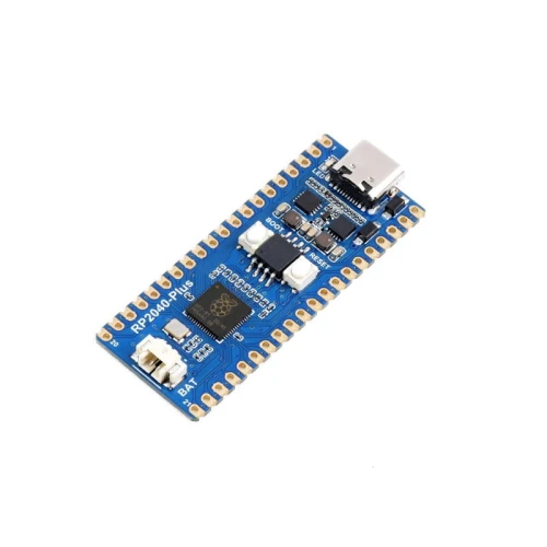 Mikrokontroler Raspberry Pi RP2040-Plus z zlutowanymi goldpin