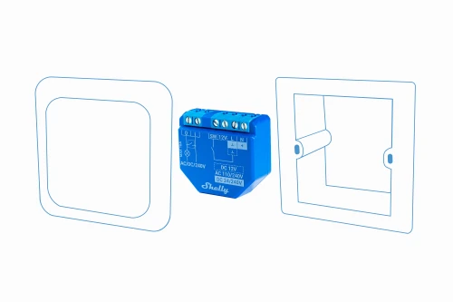 Shelly PLUS 1 przekaźnik Wi-Fi/Bluetooth jednokanałowy 16A AC/DC