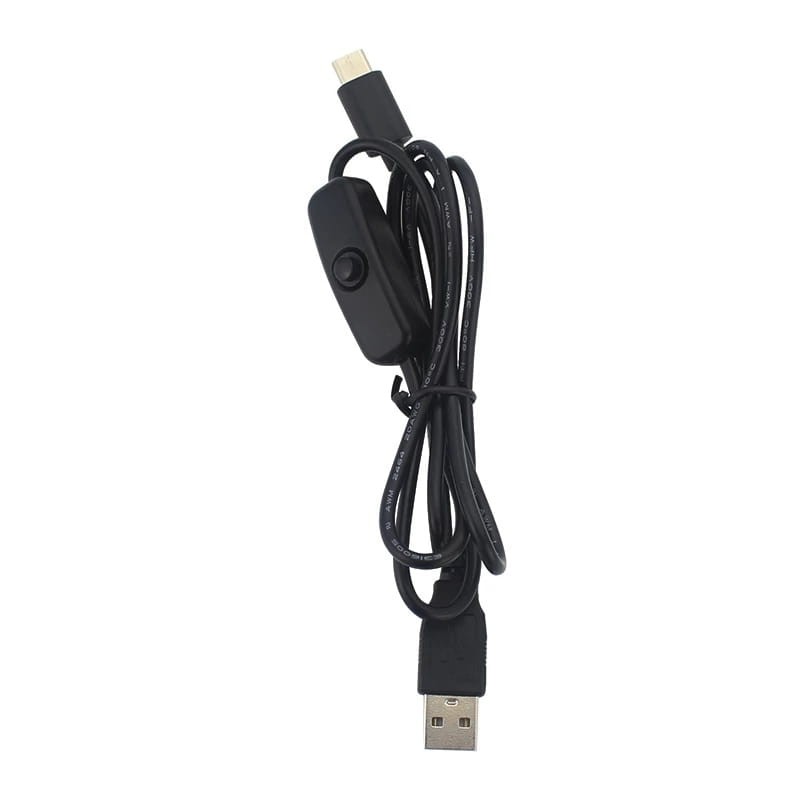 Przewód zasilający USB-C z włącznikiem 1m