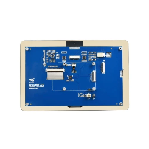 Moduł wyświetlacza 8" dotykowy pojemnościowy dla Raspberry Pi, DSI, 800×480