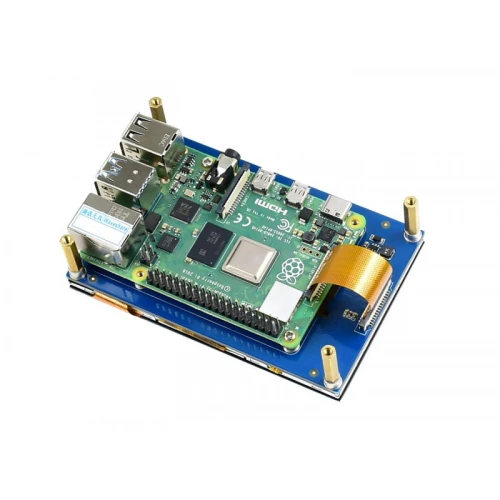 Wyświetlacz 4.3" IPS 800x480 DSI z panelem dotykowym pojemnościowym