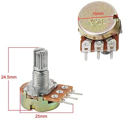 Potencjometr obrotowy liniowy 50K ohm