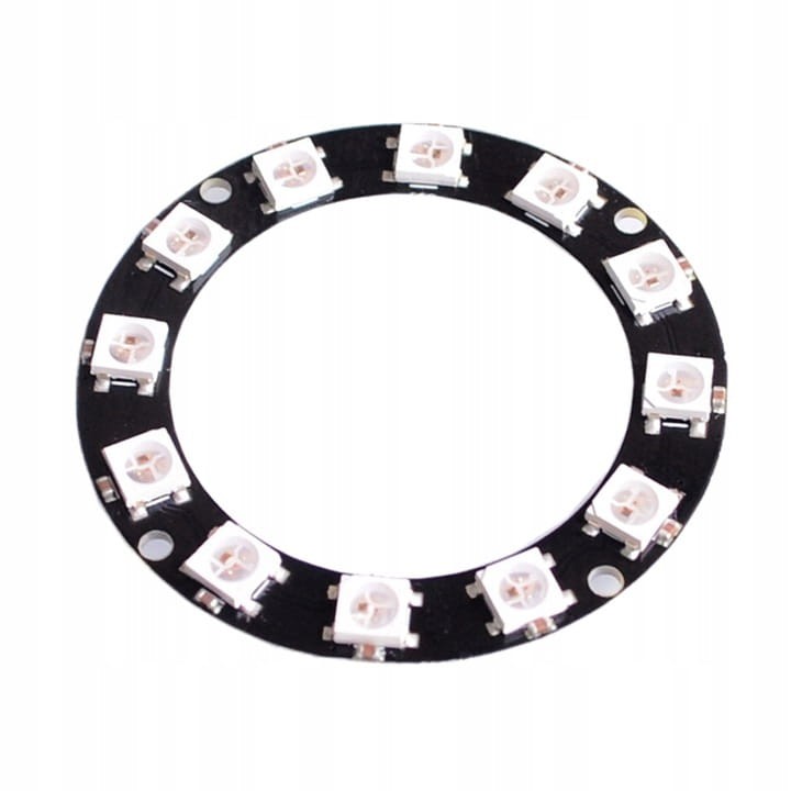 Pierścień LED RGB WS2812B 5050 x 12 diod - 50 mm