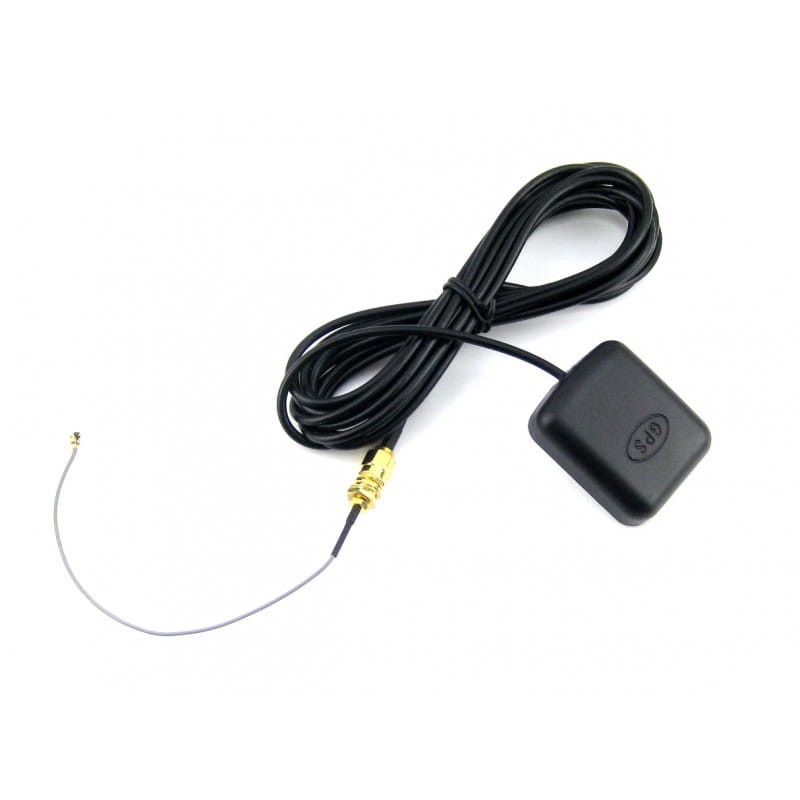 Antena GPS 1575,42MHz z złączem SMA i adapterem IPX