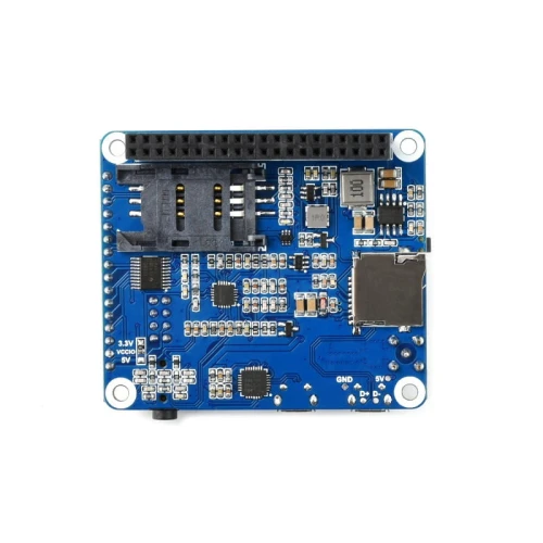 A7600E Cat-1/GSM/GPRS HAT - moduł LTE/GSM/GPRS dla Raspberry Pi