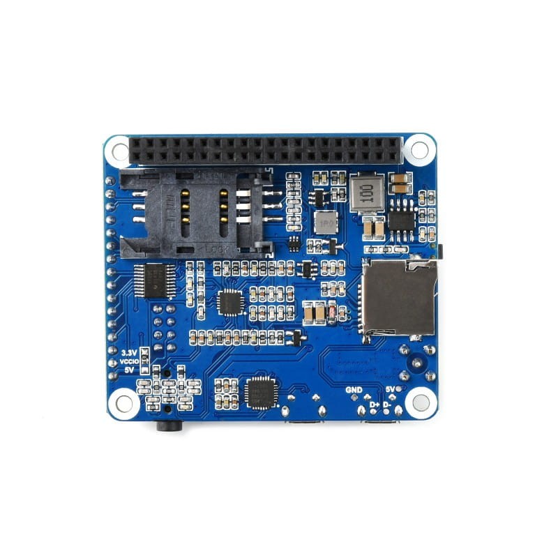 A7600E Cat-1/GSM/GPRS HAT - moduł LTE/GSM/GPRS dla Raspberry Pi