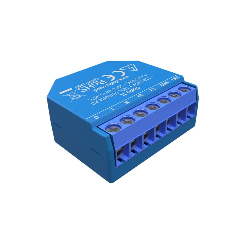 Shelly 1L WiFi - przekaźnik 230VAC 4A bez linii N