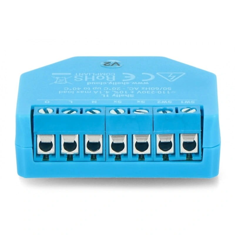 Shelly 1L WiFi - przekaźnik 230VAC 4A bez linii N