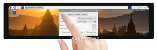 Pojemnościowy wyświetlacz LCD 11.9", 320x1480 panel ze szkła hartowanego