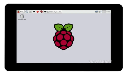 Pojemnościowy wyświetlacz LCD 7" 1024 x 600 panel ze szkła hartowanego