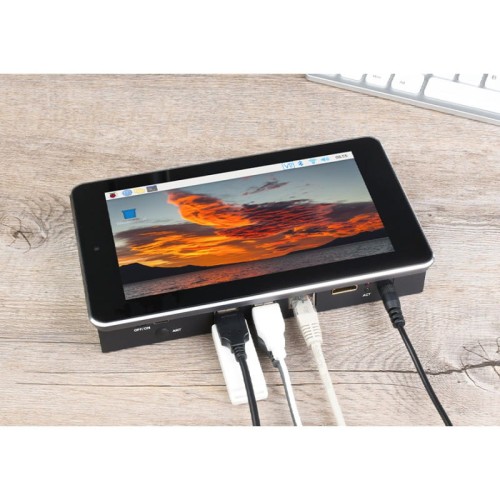 7-calowy zestaw All-In-One z ekranem dotykowym 800 × 480 dla Raspberry Pi CM4